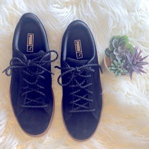 🖤 Puma - Black Basket Suede Puma Sneakers